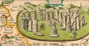 Stonehenge from the map of Wiltshire