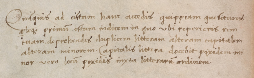 John Fisher's archival 'finding aid'