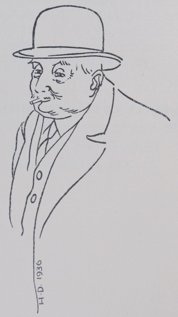 G. David, drawn by son Hubert in 1936 (Broxbourne.d.87)