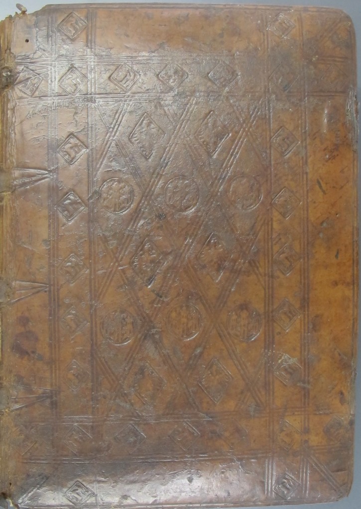 English stamped binding c. 1500 on Inc.3.A.2.15[3742]