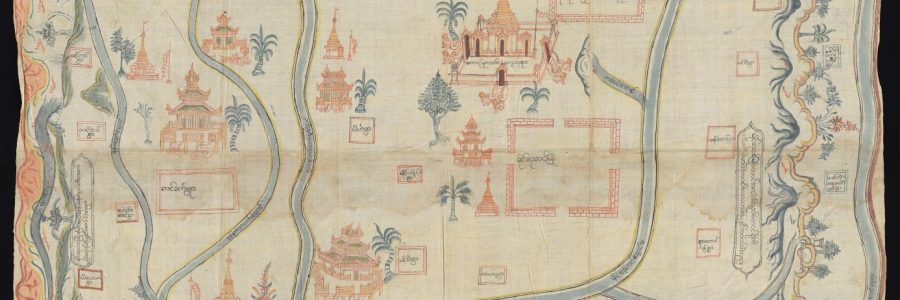 Extract from Maps.Ms.Plans.R.c.1 "Map of the Maingnyaung region" ca. 1860
